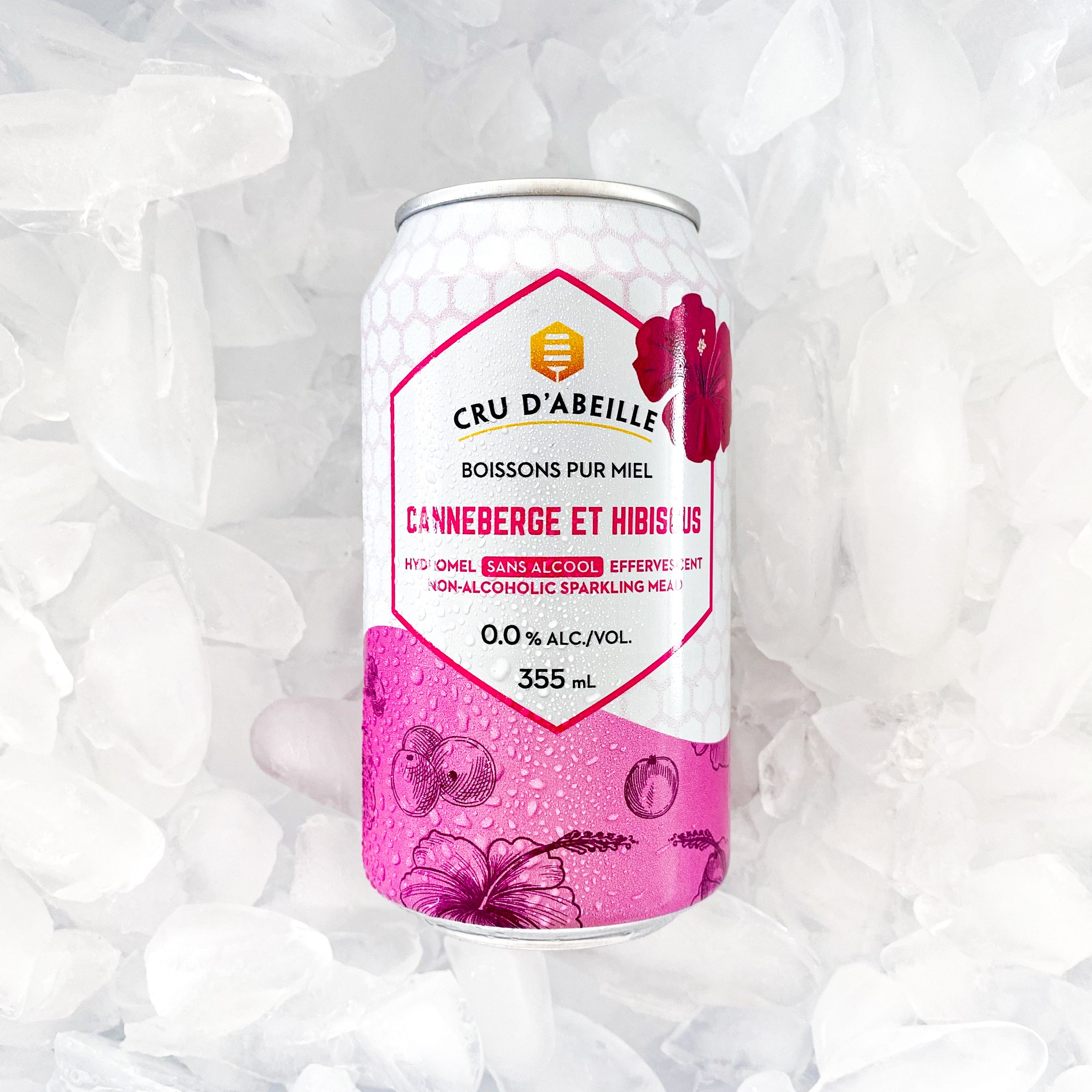 24 hydromels sans alcool - Canneberge & hibiscus